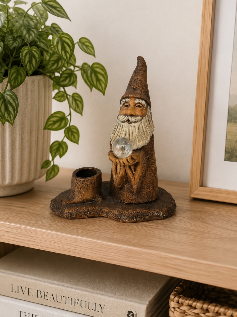 Vintage 1970s Windridge House Wizard Figurine Darren Perkins Gentlefolk‎ Surrey